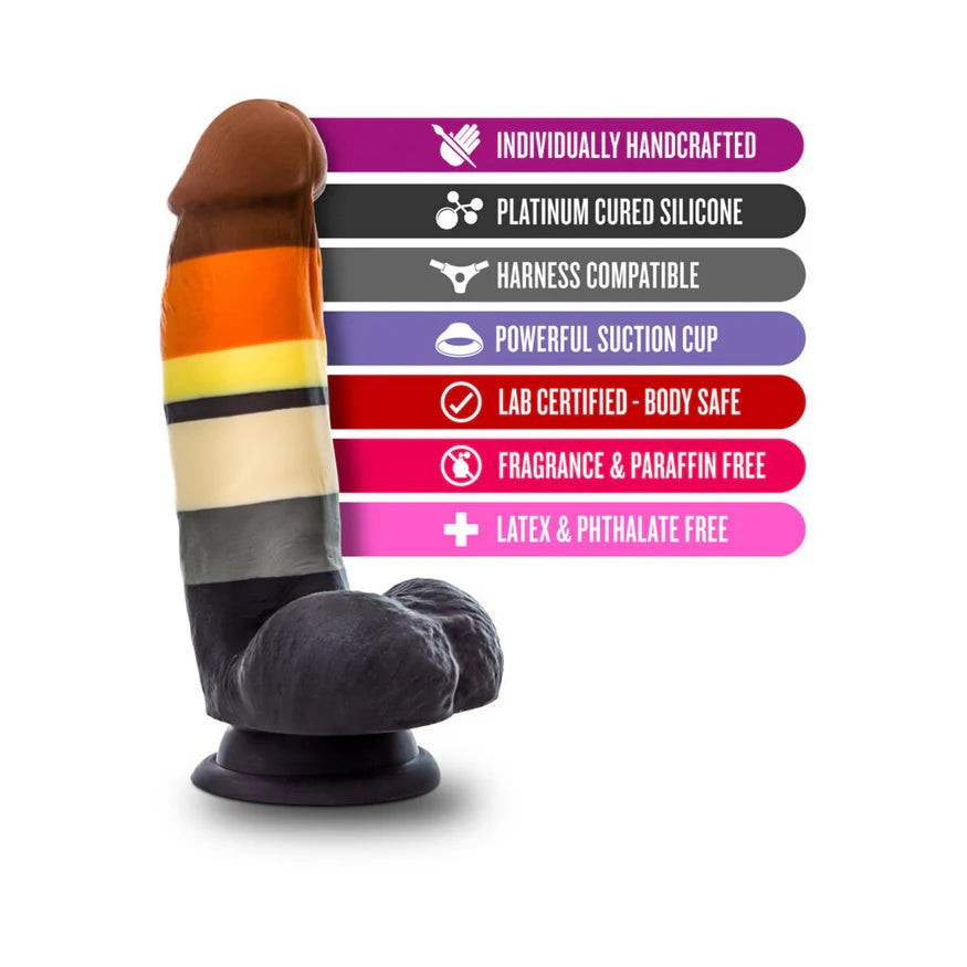 Avant Pride P9 Bear 7-Inch Silicone Dildo with Balls - Buy At Luxury Toy X - Free 3-Day Shipping