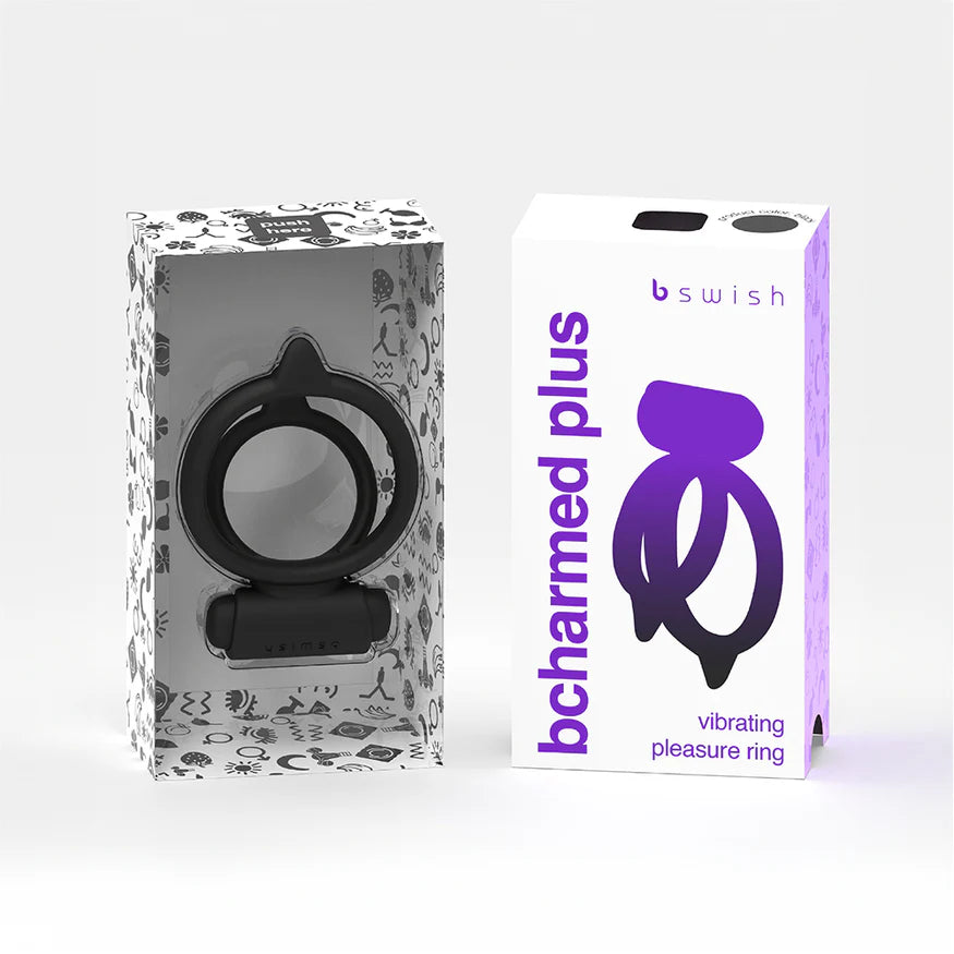 B Swish Bcharmed Basic Plus Vibrating Cock Ring - Buy At Luxury Toy X - Free 3-Day Shipping