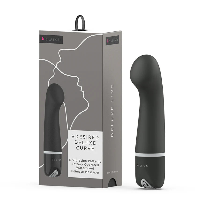 B Swish Bdesired Deluxe Curve Vibrator - Buy At Luxury Toy X - Free 3-Day Shipping