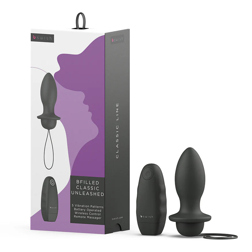 B Swish Bfilled Classic Unleashed Vibrating Plug - Buy At Luxury Toy X - Free 3-Day Shipping