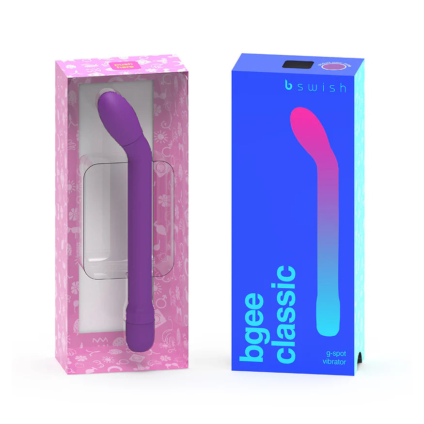 B Swish Bgee Classic Denim G-Spot Vibrator - Buy At Luxury Toy X - Free 3-Day Shipping