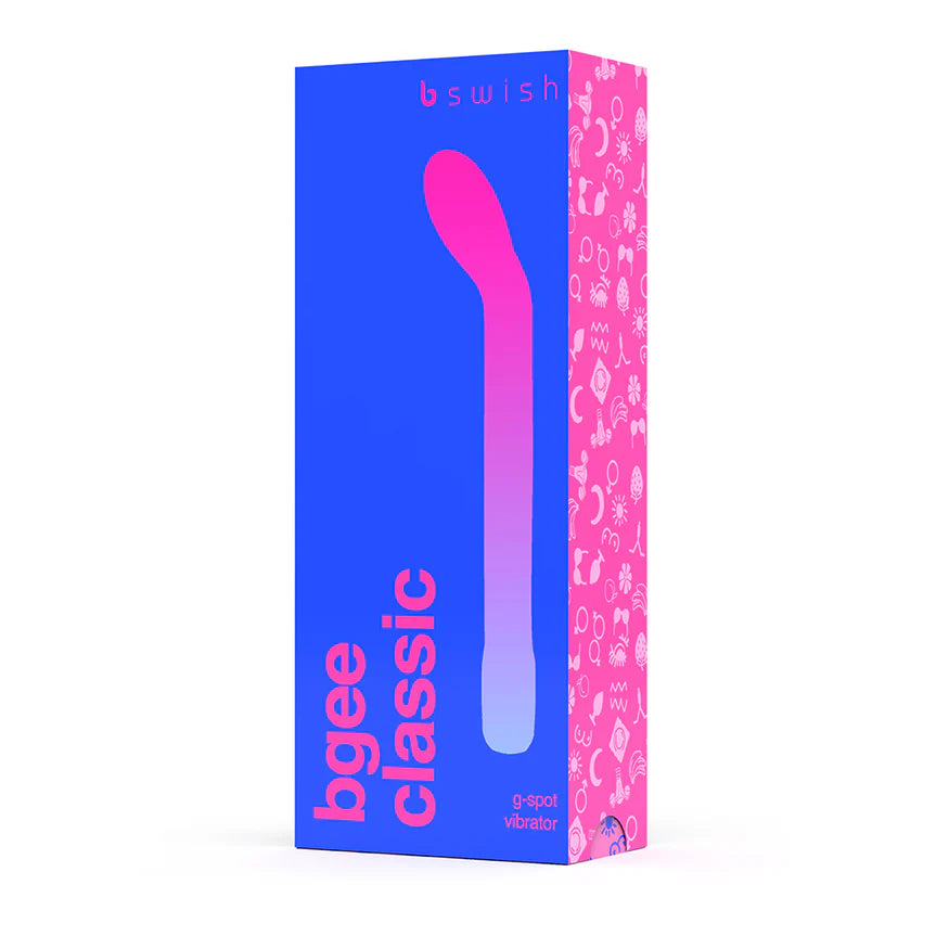 B Swish Bgee Classic Denim G-Spot Vibrator - Buy At Luxury Toy X - Free 3-Day Shipping