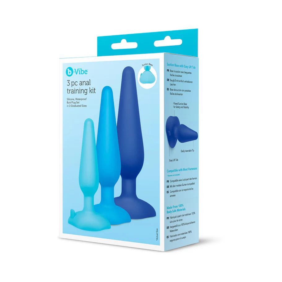 B-Vibe Anal Silicone Training Kit (3 Piece) - - Buy At Luxury Toy X - Free 3-Day Shipping