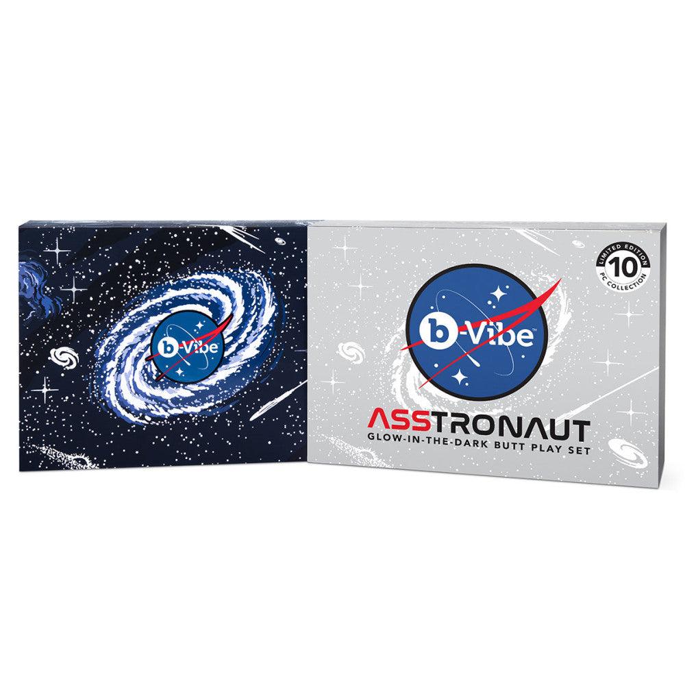 B-Vibe ASStronaut Glow-in-the-Dark Butt Play Set - Buy At Luxury Toy X - Free 3-Day Shipping