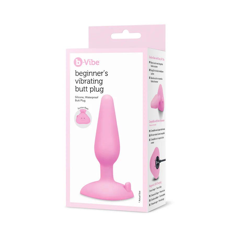 B-Vibe Beginner's Vibrating Rechargeable Silicone Butt Plug - Buy At Luxury Toy X - Free 3-Day Shipping