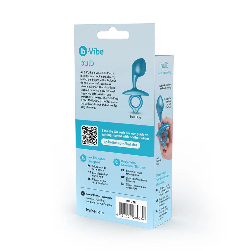 B-Vibe Bulb Silicone Plug - Buy At Luxury Toy X - Free 3-Day Shipping