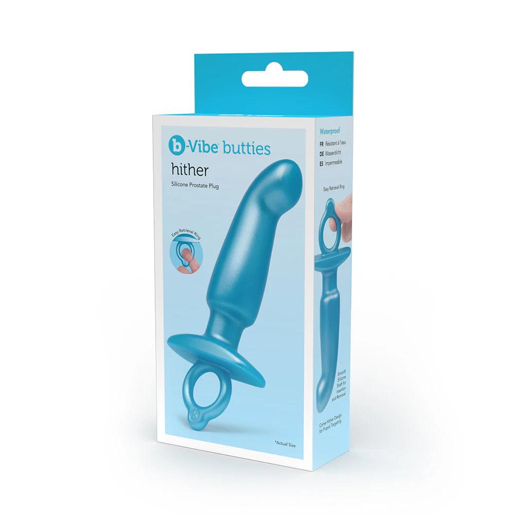 B-Vibe Butties Hither Silicone Prostate Plug - Buy At Luxury Toy X - Free 3-Day Shipping