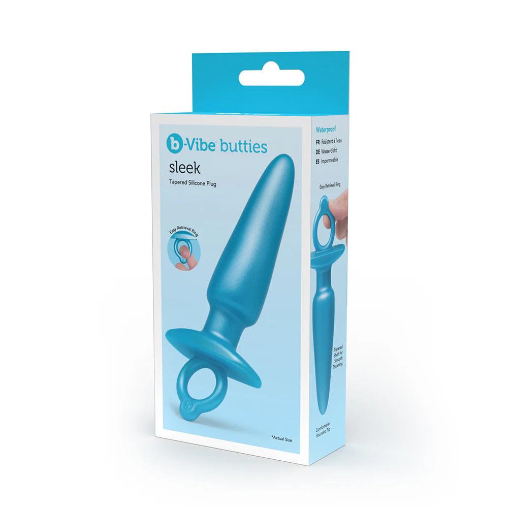 B-Vibe Butties Sleek Tapered Silicone Plug - Buy At Luxury Toy X - Free 3-Day Shipping