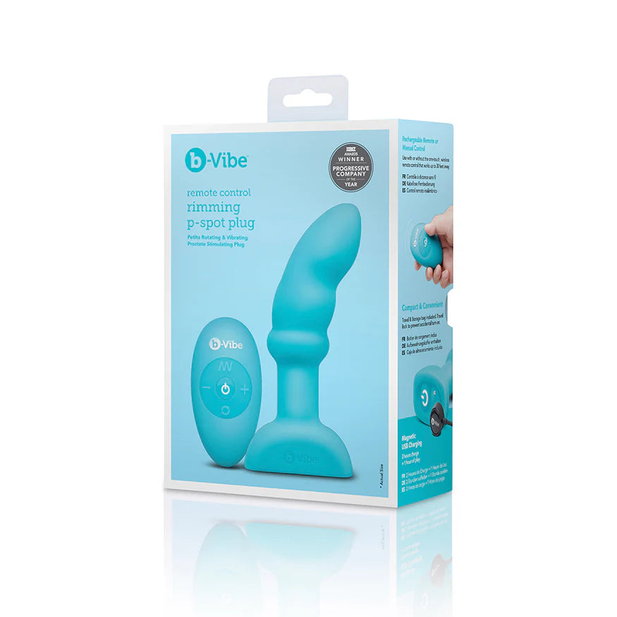 b-Vibe Remote Control Rimming P-Spot Plug - Buy At Luxury Toy X - Free 3-Day Shipping