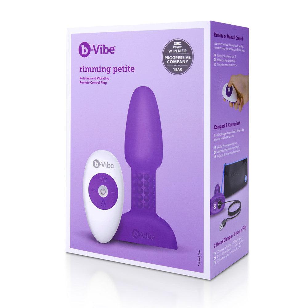 b-Vibe Rimming Petite Rotating and Vibrating Remote Control Plug - Buy At Luxury Toy X - Free 3-Day Shipping