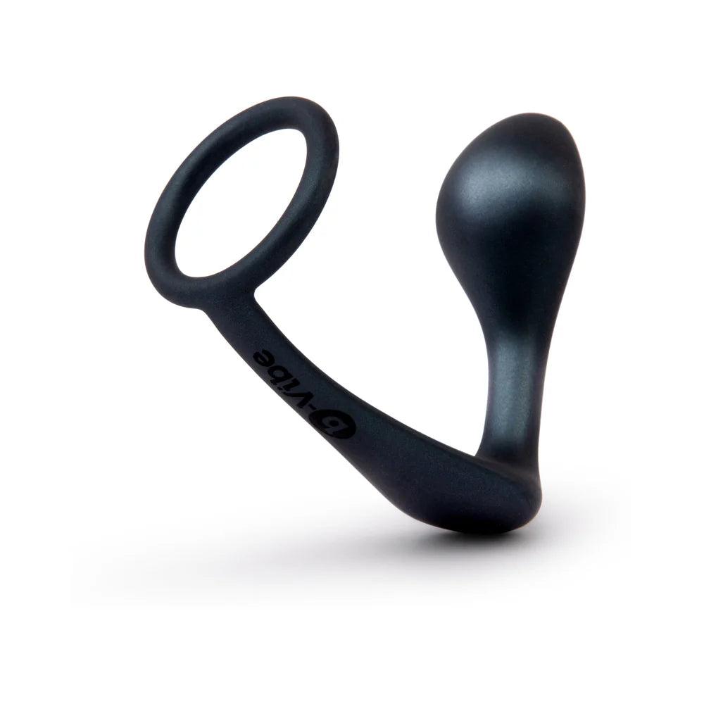 B-Vibe Ringer Silicone Cock Ring and Plug - Buy At Luxury Toy X - Free 3-Day Shipping