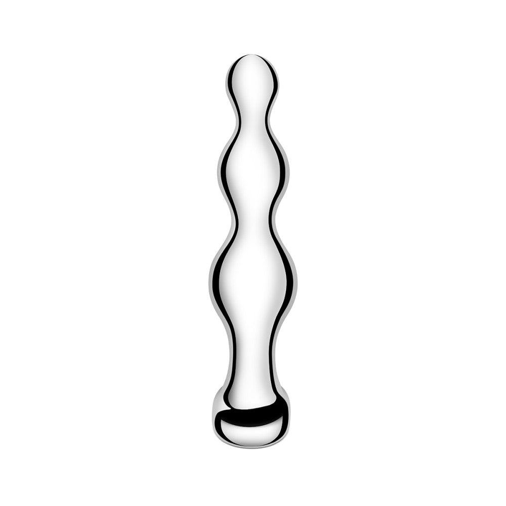 B-Vibe Stainless Steel Anal Beads - Buy At Luxury Toy X - Free 3-Day Shipping