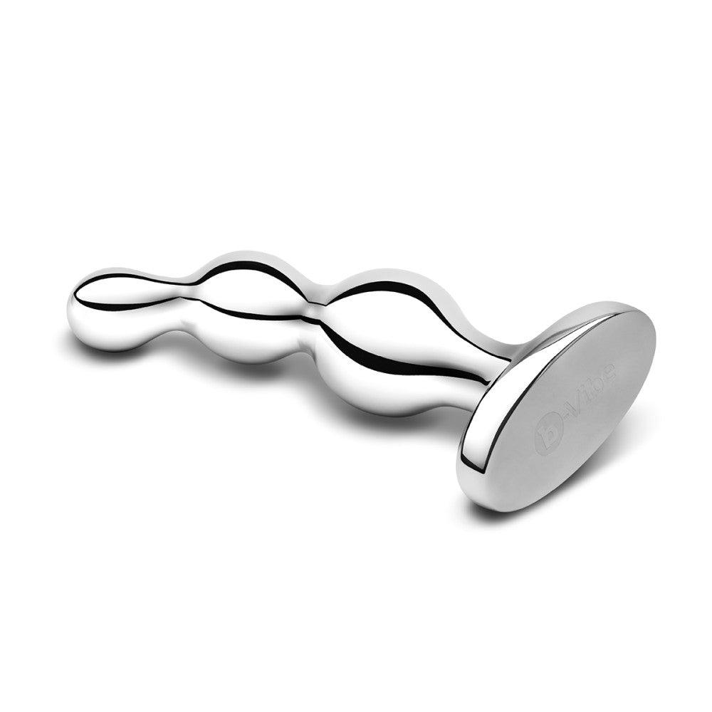 B-Vibe Stainless Steel Anal Beads - Buy At Luxury Toy X - Free 3-Day Shipping