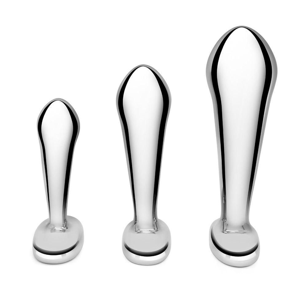 B-Vibe Stainless Steel P-Spot Training Set - Buy At Luxury Toy X - Free 3-Day Shipping