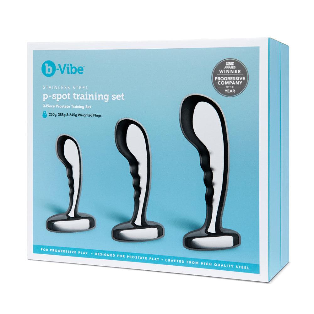 B-Vibe Stainless Steel P-Spot Training Set - Buy At Luxury Toy X - Free 3-Day Shipping