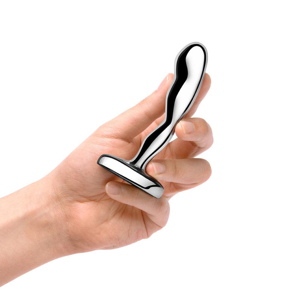 B-Vibe Stainless Steel Prostate Plug - Buy At Luxury Toy X - Free 3-Day Shipping