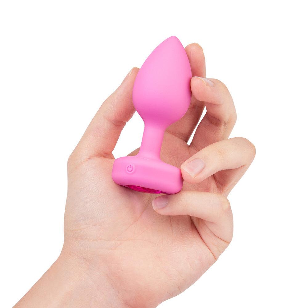 B-Vibe Vibrating Heart Plug Small/Medium - Buy At Luxury Toy X - Free 3-Day Shipping