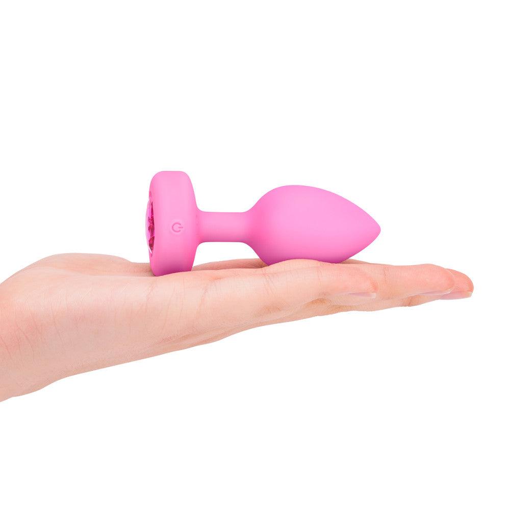 B-Vibe Vibrating Heart Plug Small/Medium - Buy At Luxury Toy X - Free 3-Day Shipping