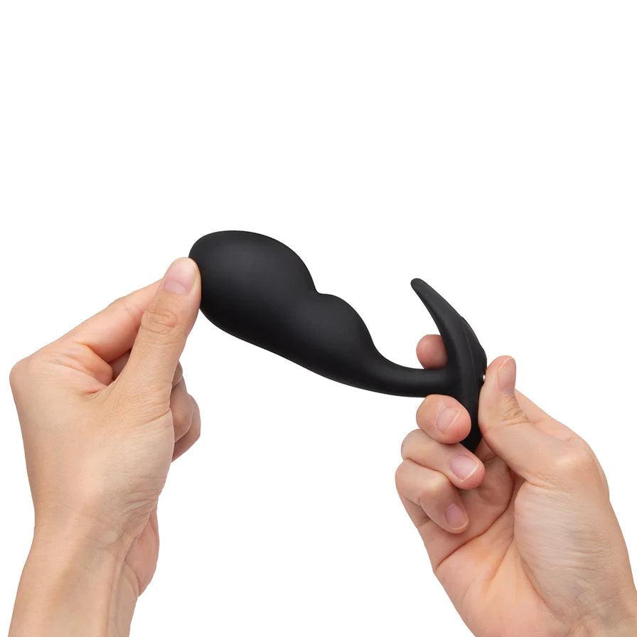 b-Vibe Vibrating P-Spot Snug Plug Large with Rechargeable Remote Control - Buy At Luxury Toy X - Free 3-Day Shipping