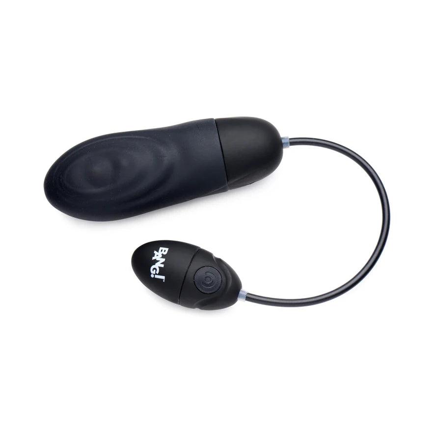 Bang! 7X Pulsing Rechargeable Silicone Bullet Vibrator with Wired Remote Control - Buy At Luxury Toy X - Free 3-Day Shipping