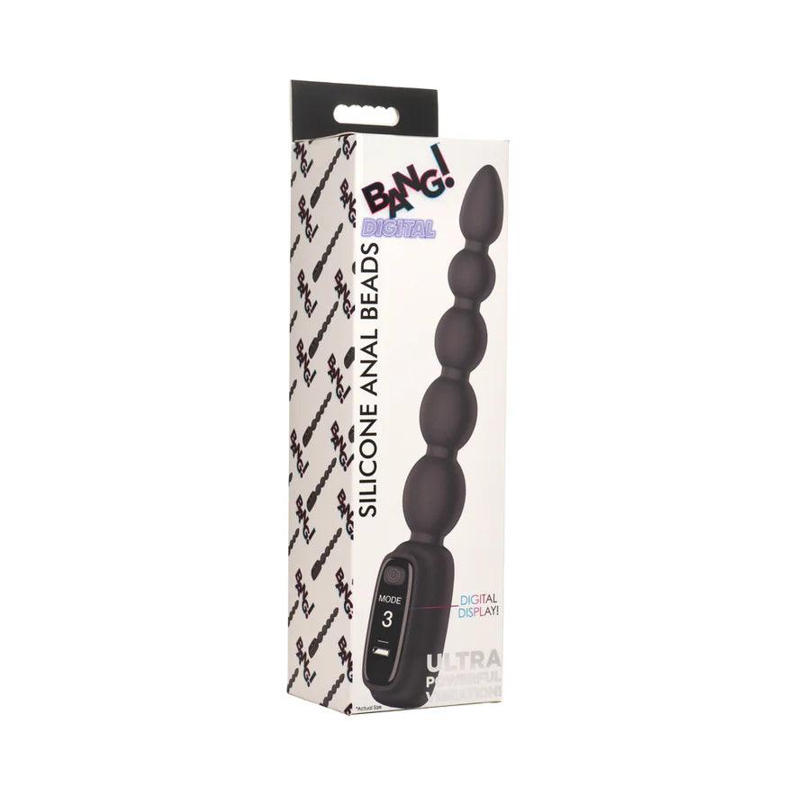 Bang! Digital Rechargeable Silicone Anal Beads - Buy At Luxury Toy X - Free 3-Day Shipping