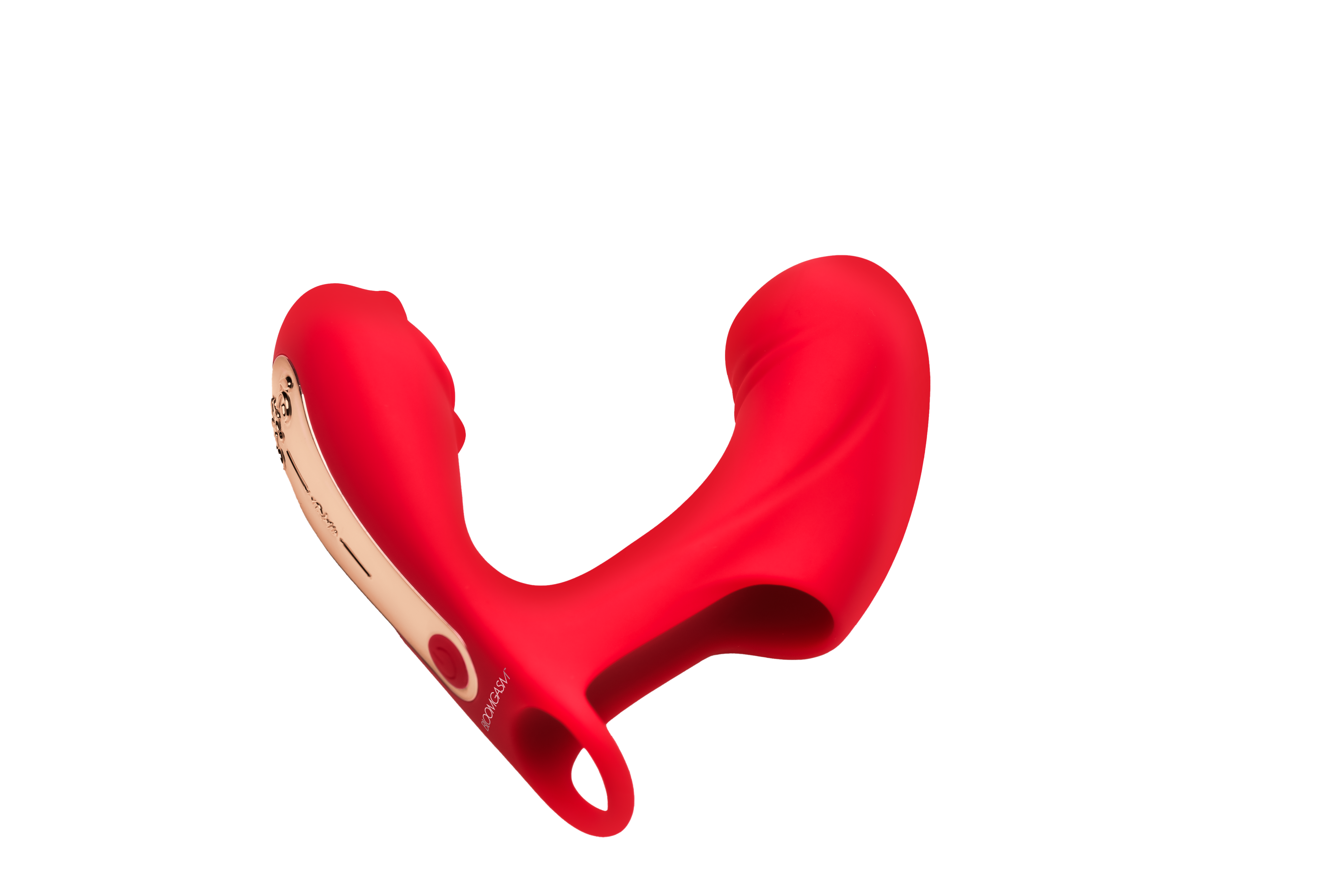 Bloomgasm Rose Touch Pulsing Rechargeable Silicone Finger Vibrator – Double the Sensation, Double the Pleasure! - Buy At Luxury Toy X - Free 3-Day Shipping