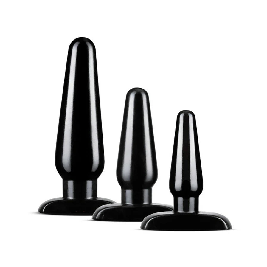 Blush Anal Adventures Basic Butt Plug Kit – Perfect for Beginners & Exploration - Buy At Luxury Toy X - Free 3-Day Shipping