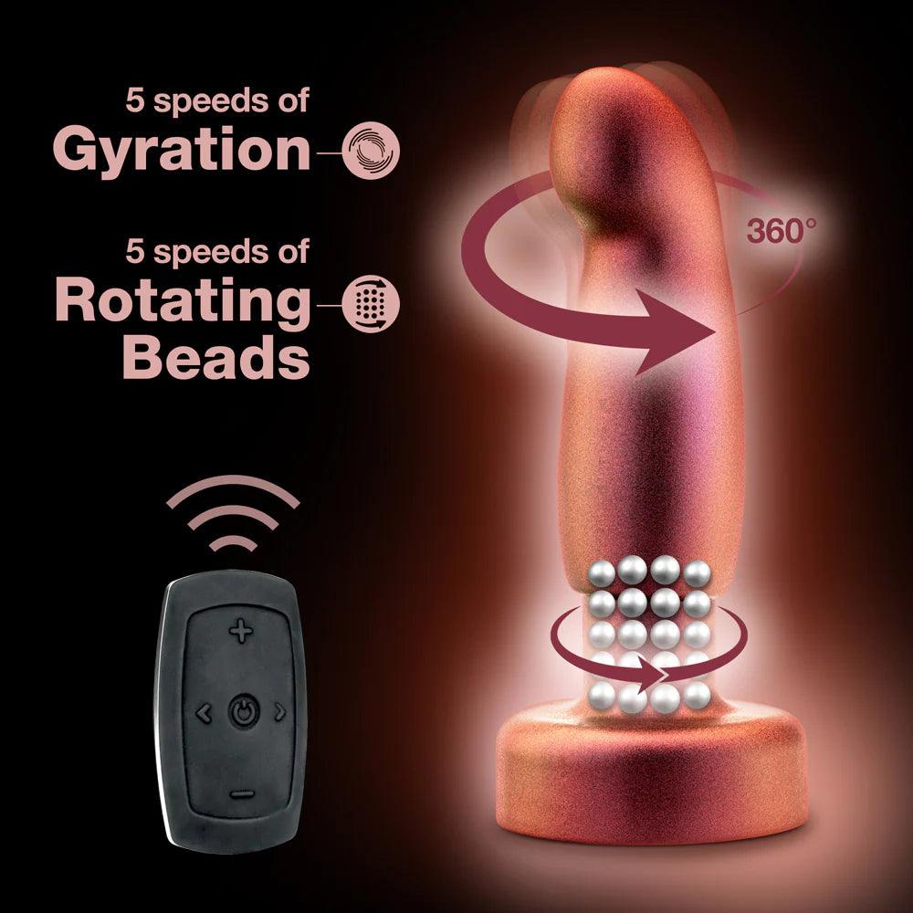 Blush Anal Adventures Matrix Bionic Plug with Remote Cosmic Copper - Buy At Luxury Toy X - Free 3-Day Shipping