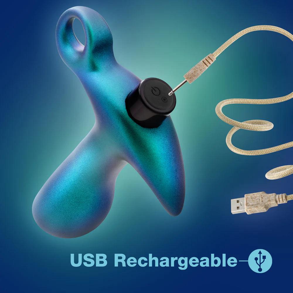 Blush Anal Adventures Matrix Teleportation Plug Lunar Blue - Buy At Luxury Toy X - Free 3-Day Shipping