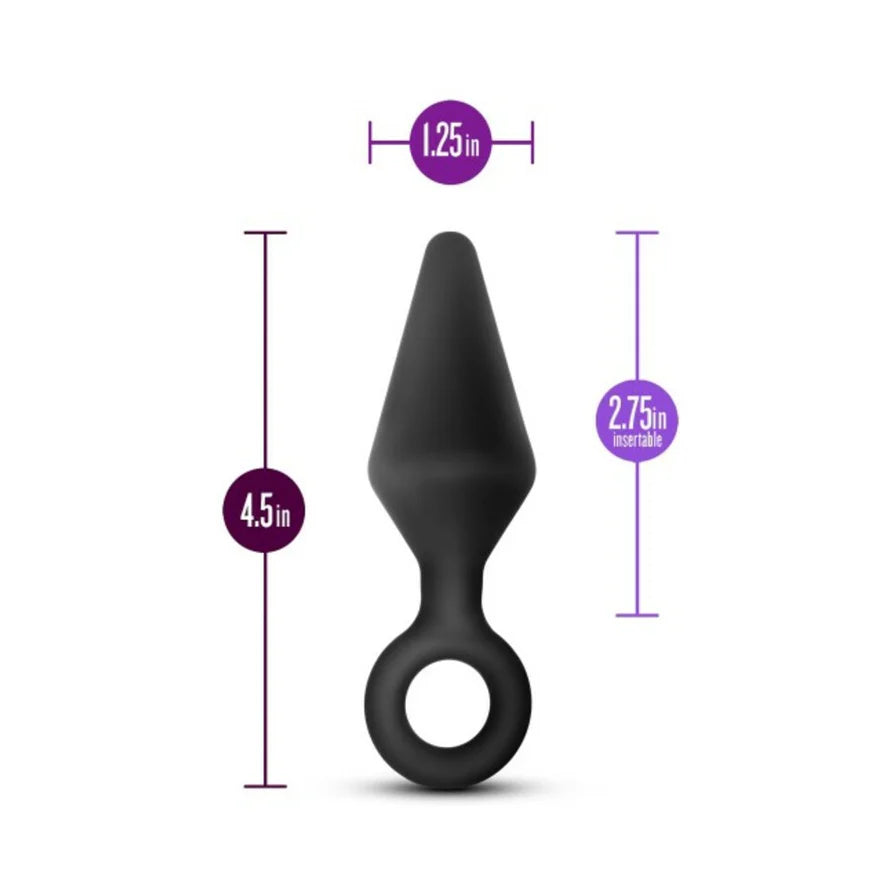 Blush Anal Adventures Platinum Silicone Loop Plug – Medium - Buy At Luxury Toy X - Free 3-Day Shipping