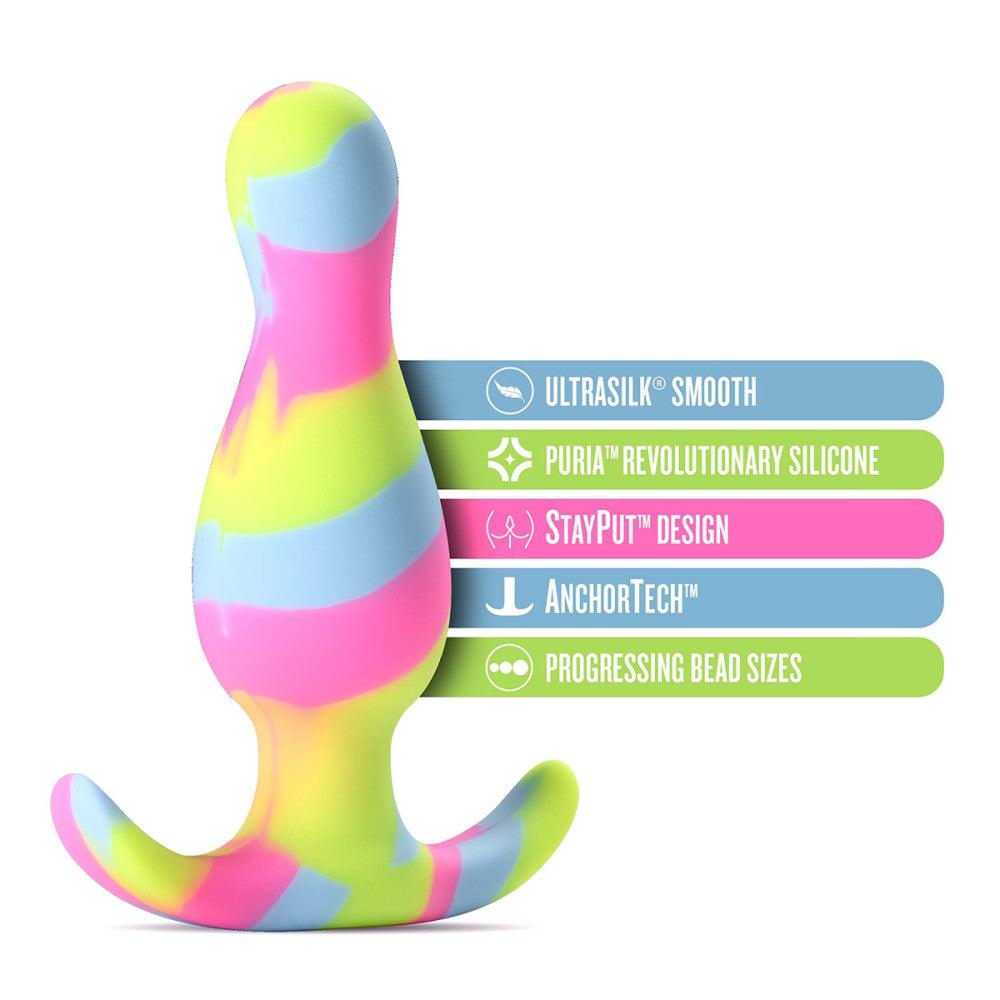 Blush Avant Kaleido Silicone Anal Plug Lime - Buy At Luxury Toy X - Free 3-Day Shipping