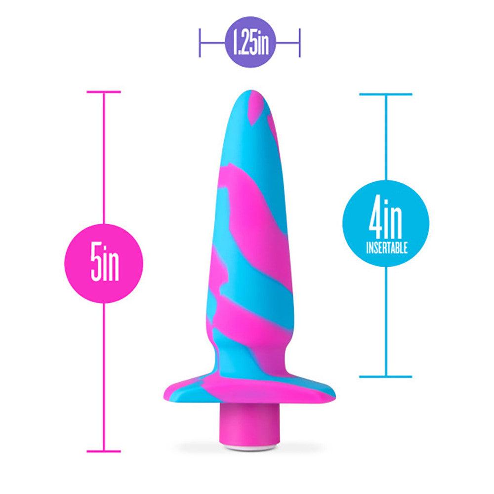 Blush Avant Vibrotize Vibrating Silicone Anal Plug Fuchsia - Buy At Luxury Toy X - Free 3-Day Shipping