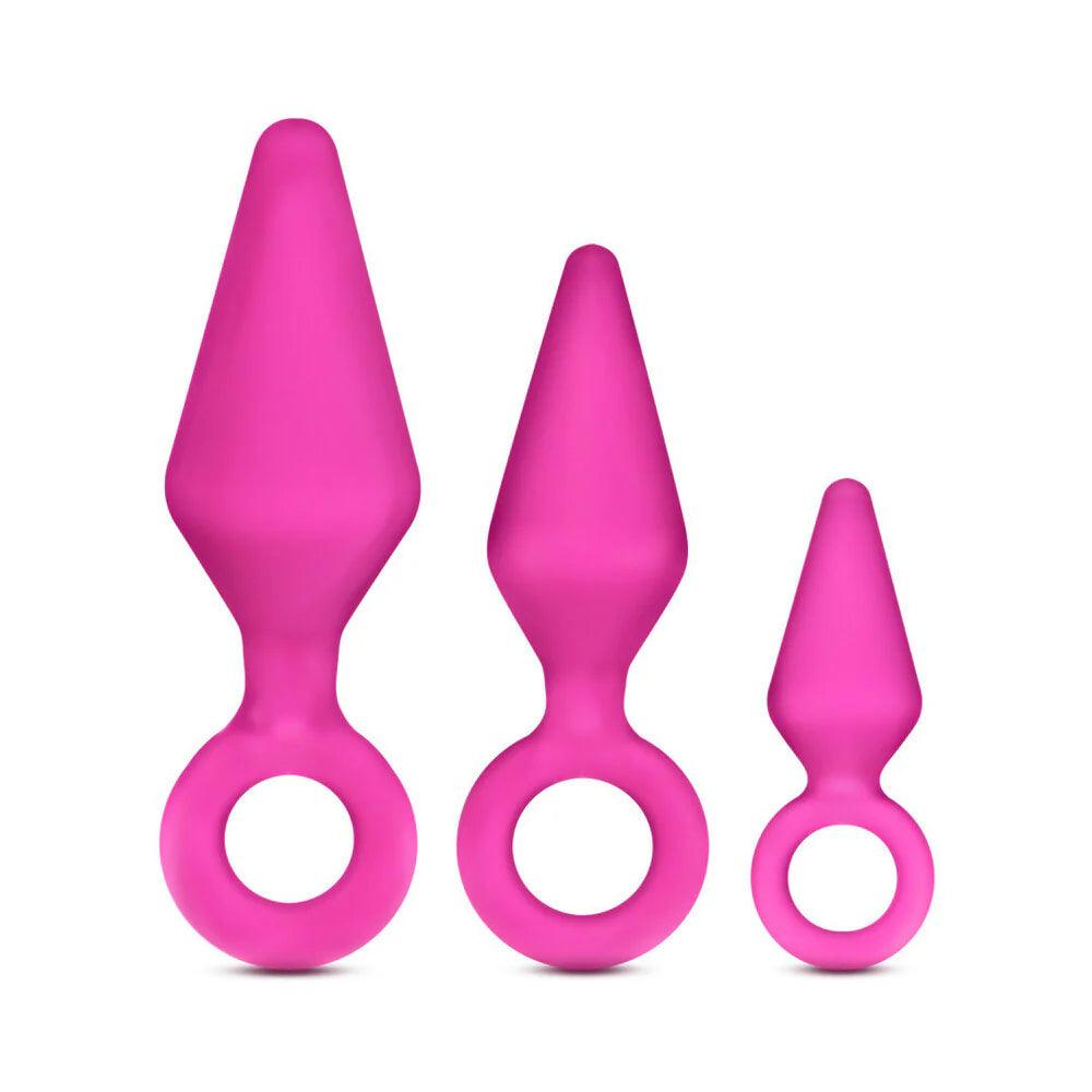 Blush Luxe Candy Rimmer 3-Piece Silicone Anal Plug Kit - Buy At Luxury Toy X - Free 3-Day Shipping