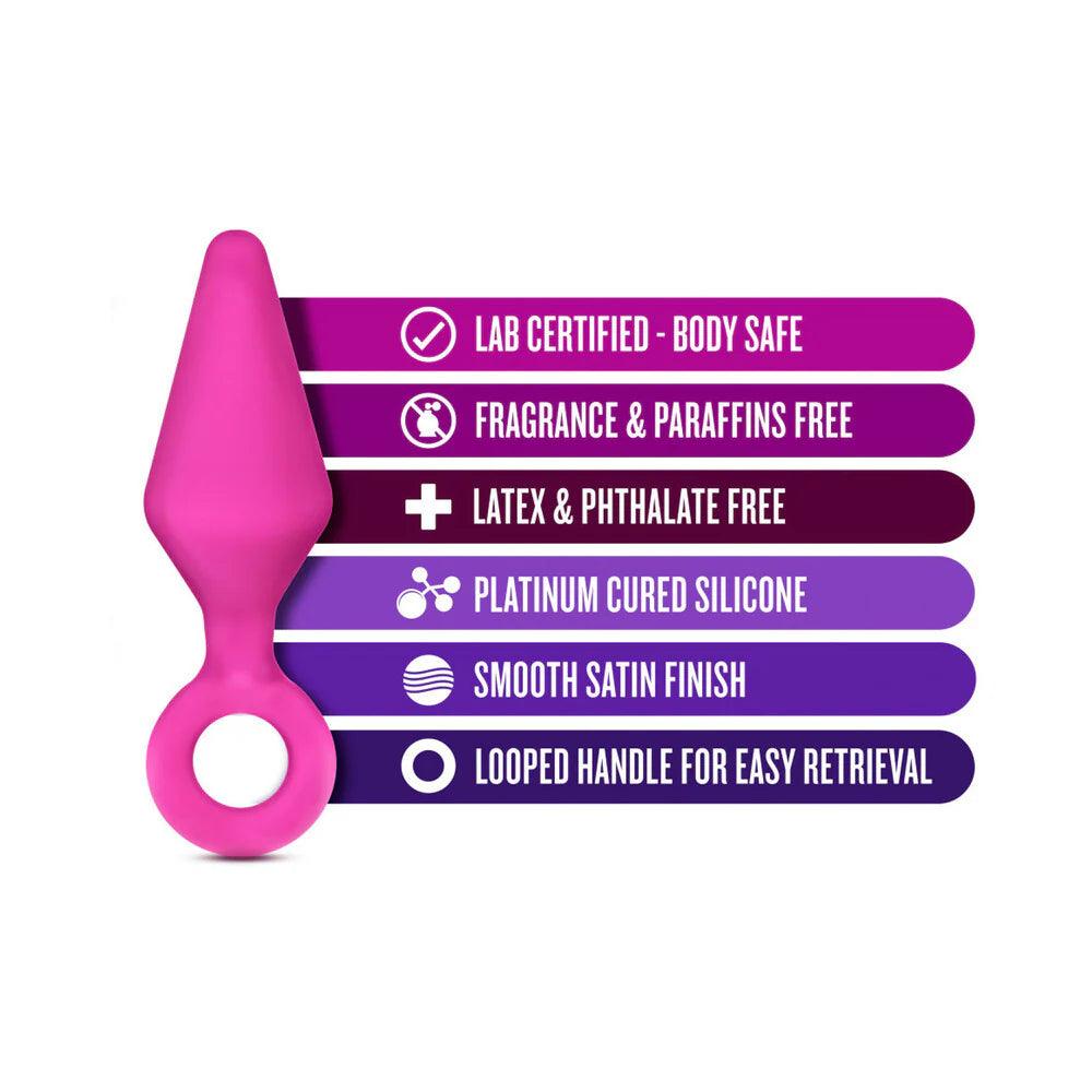 Blush Luxe Candy Rimmer 3-Piece Silicone Anal Plug Kit - Buy At Luxury Toy X - Free 3-Day Shipping