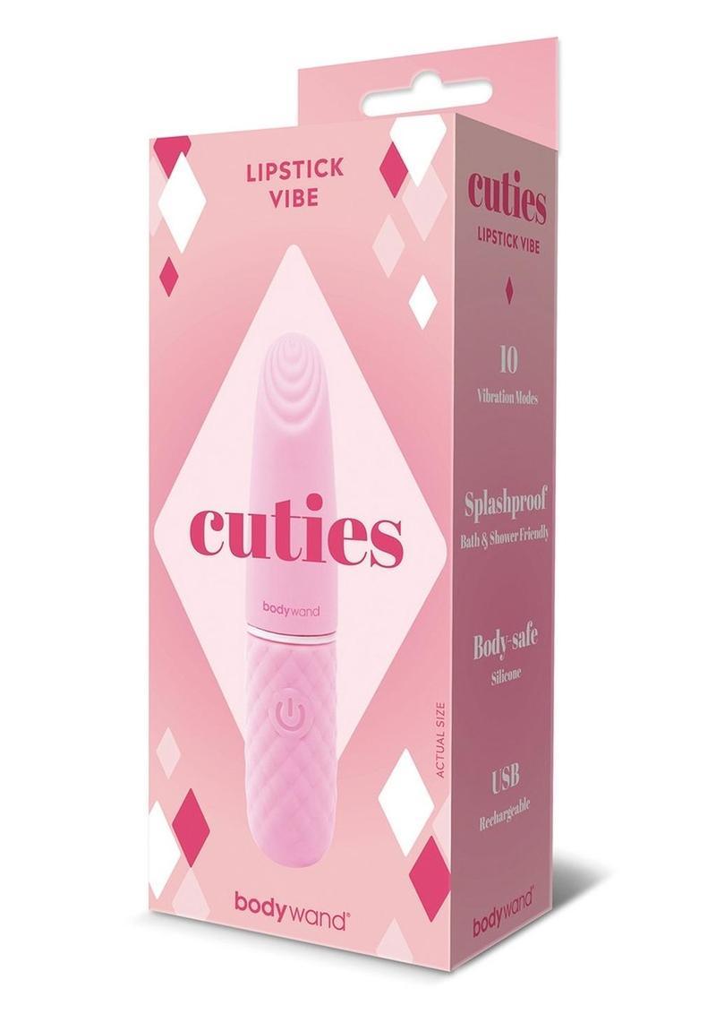 Bodywand Cuties Lipstick Rechargeable Silicone Bullet - Buy At Luxury Toy X - Free 3-Day Shipping