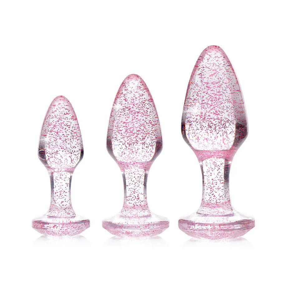 Booty Sparks Glitter Gem Anal Plug Set - Buy At Luxury Toy X - Free 3-Day Shipping