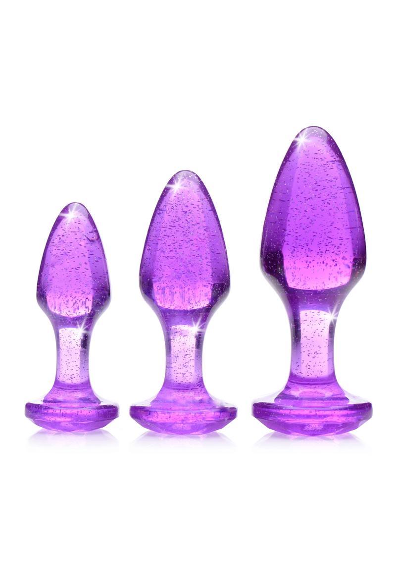 Booty Sparks Glitter Gem Anal Plug Set - Buy At Luxury Toy X - Free 3-Day Shipping