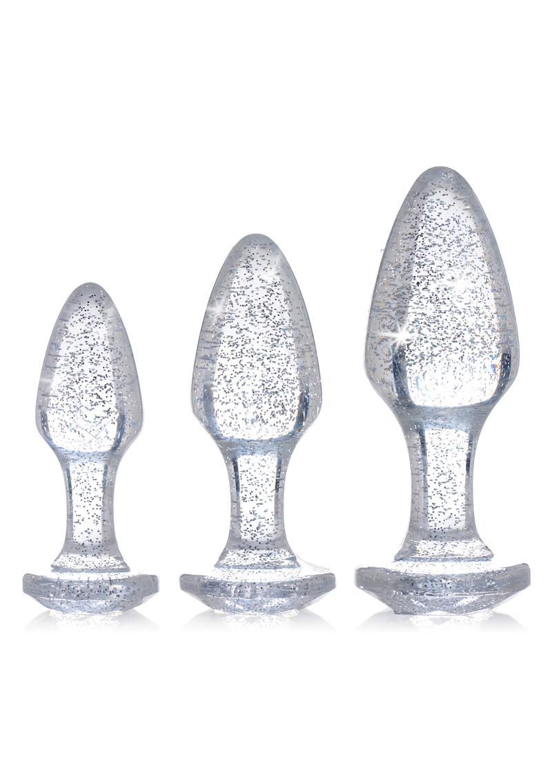 Booty Sparks Glitter Gem Anal Plug Set - Buy At Luxury Toy X - Free 3-Day Shipping