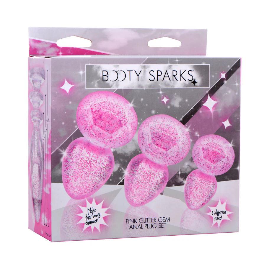 Booty Sparks Glitter Gem Anal Plug Set - Buy At Luxury Toy X - Free 3-Day Shipping