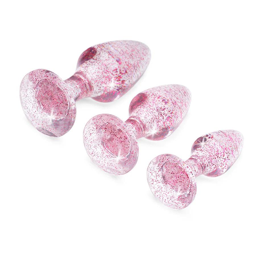 Booty Sparks Glitter Gem Anal Plug Set - Buy At Luxury Toy X - Free 3-Day Shipping