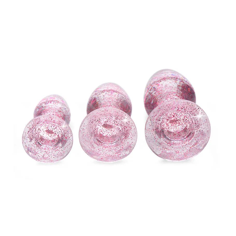 Booty Sparks Glitter Gem Anal Plug Set - Buy At Luxury Toy X - Free 3-Day Shipping