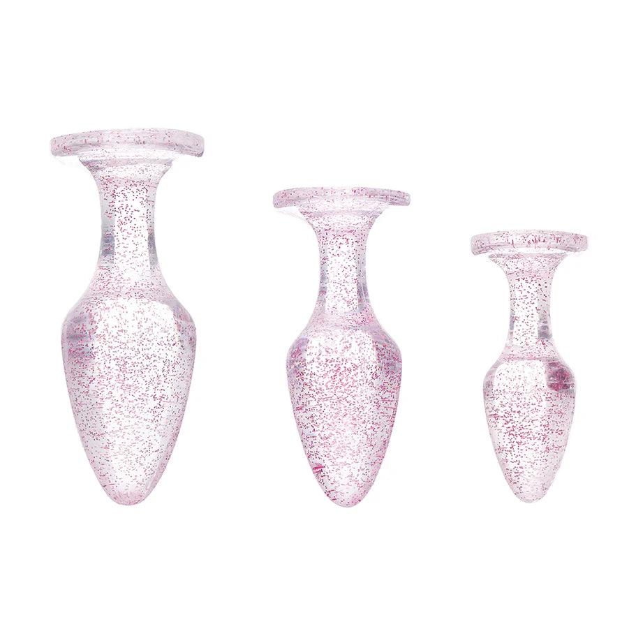 Booty Sparks Glitter Gem Anal Plug Set - Buy At Luxury Toy X - Free 3-Day Shipping