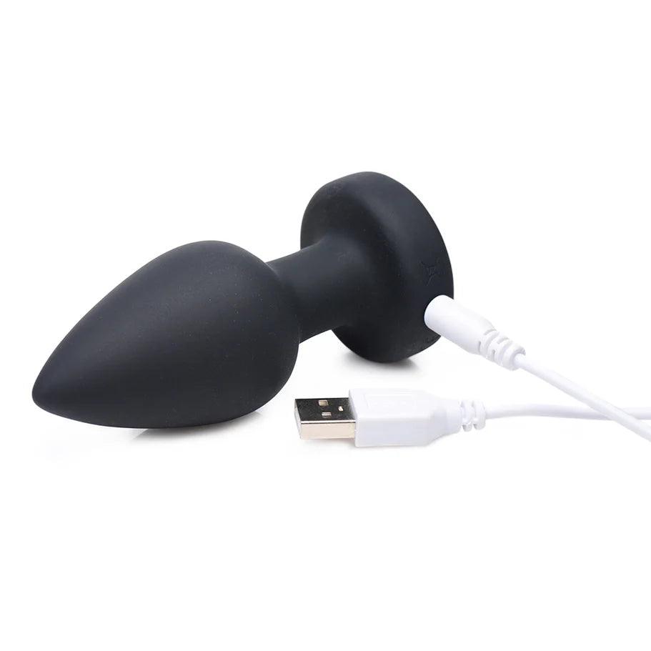 Booty Sparks Rechargeable Light Up Vibrating Anal Plug with Remote Control - Buy At Luxury Toy X - Free 3-Day Shipping