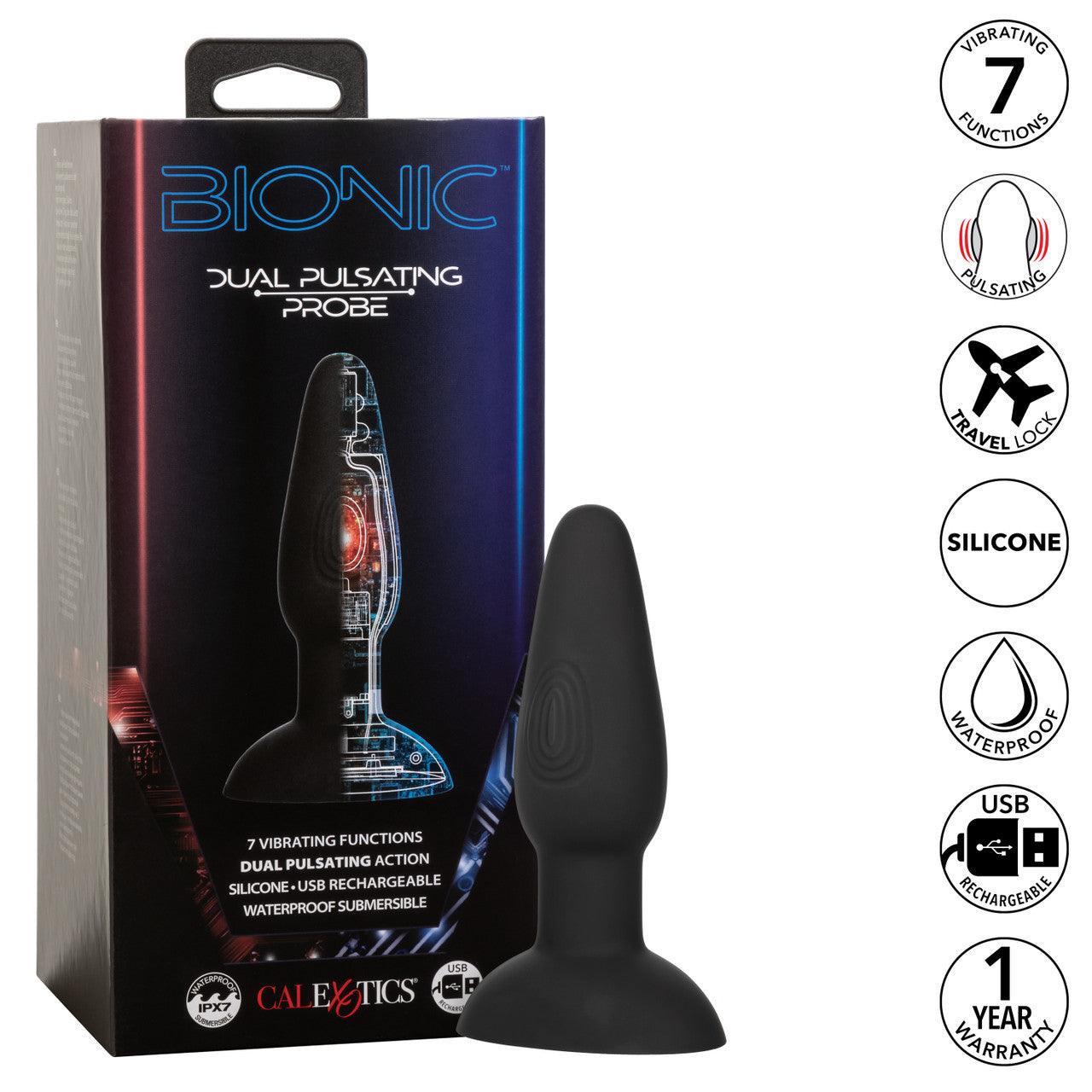 Calexotics Bionic™ Dual Pulsating Probe - Buy At Luxury Toy X - Free 3-Day Shipping