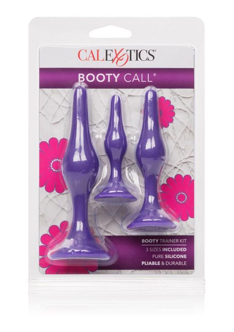 CalExotics Booty Call Booty Trainer Starter Kit Silicone Anal Plugs 3 Assorted Sizes - Buy At Luxury Toy X - Free 3-Day Shipping