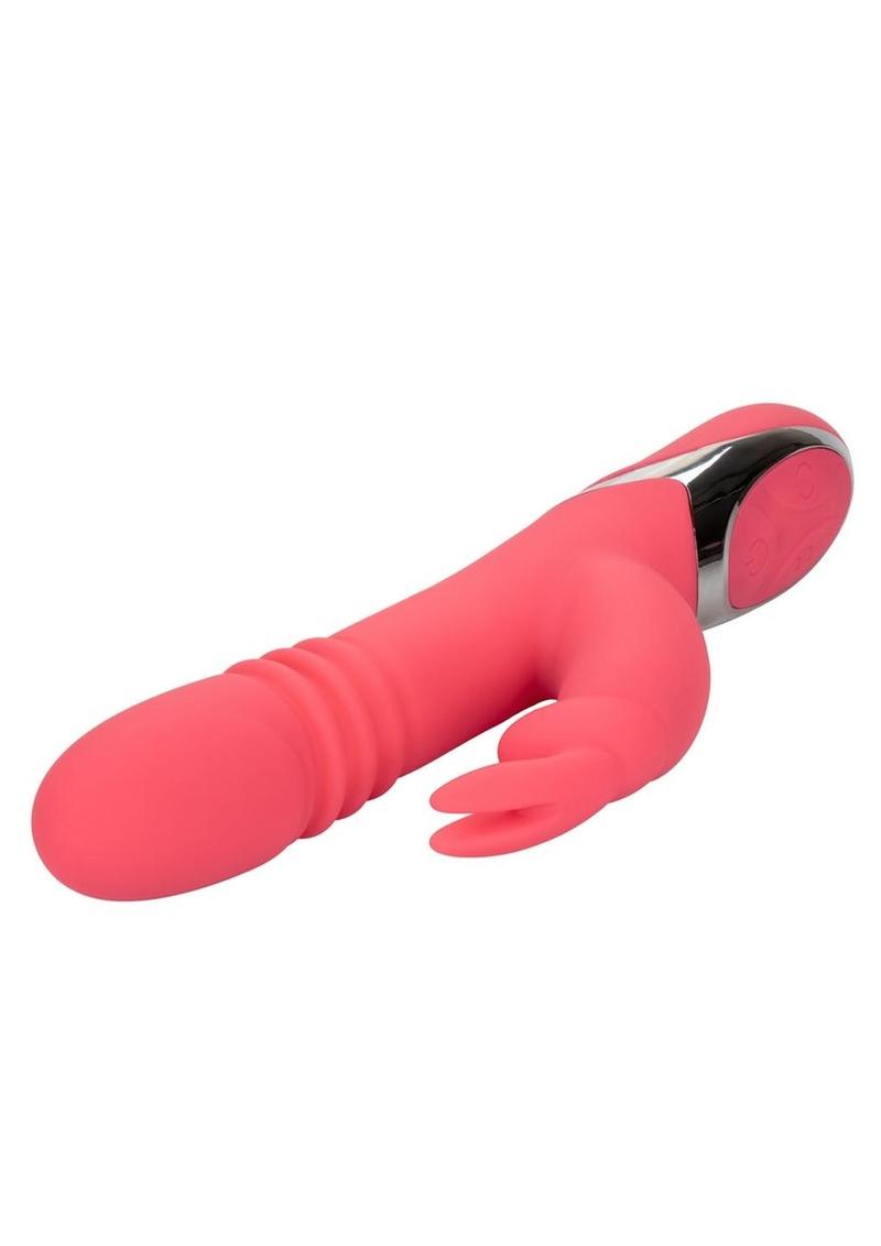 CalExotics Enchanted Exciter™ Rechargeable Silicone Thrusting Rabbit Vibrator - Buy At Luxury Toy X - Free 3-Day Shipping