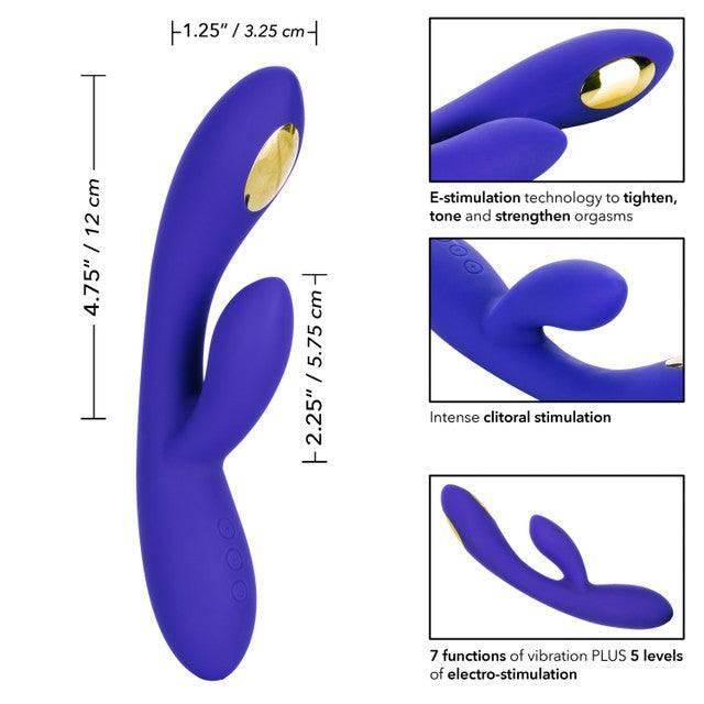 Calexotics Impulse Intimate E-Stimulator Dual Wand Rechargeable Silicone Vibrator - Buy At Luxury Toy X - Free 3-Day Shipping