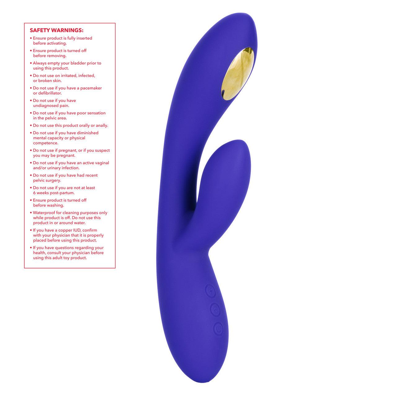 Calexotics Impulse Intimate E-Stimulator Dual Wand Rechargeable Silicone Vibrator - Buy At Luxury Toy X - Free 3-Day Shipping