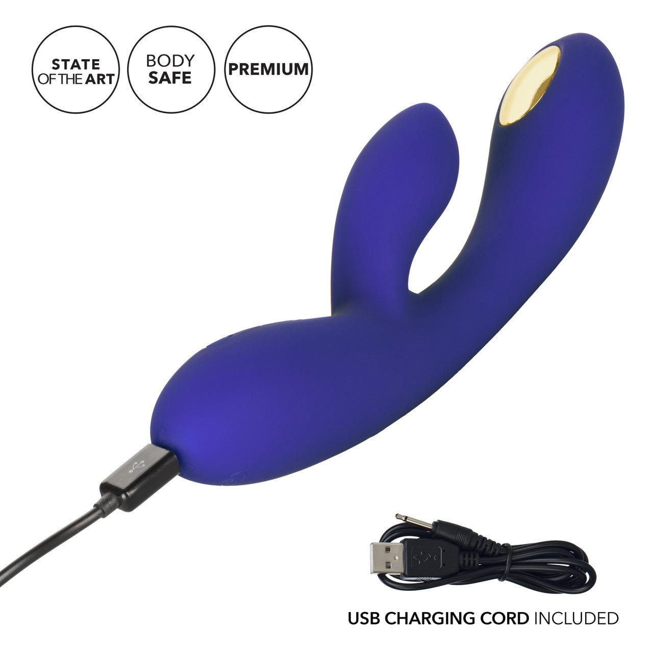 Calexotics Impulse Intimate E-Stimulator Dual Wand Rechargeable Silicone Vibrator - Buy At Luxury Toy X - Free 3-Day Shipping