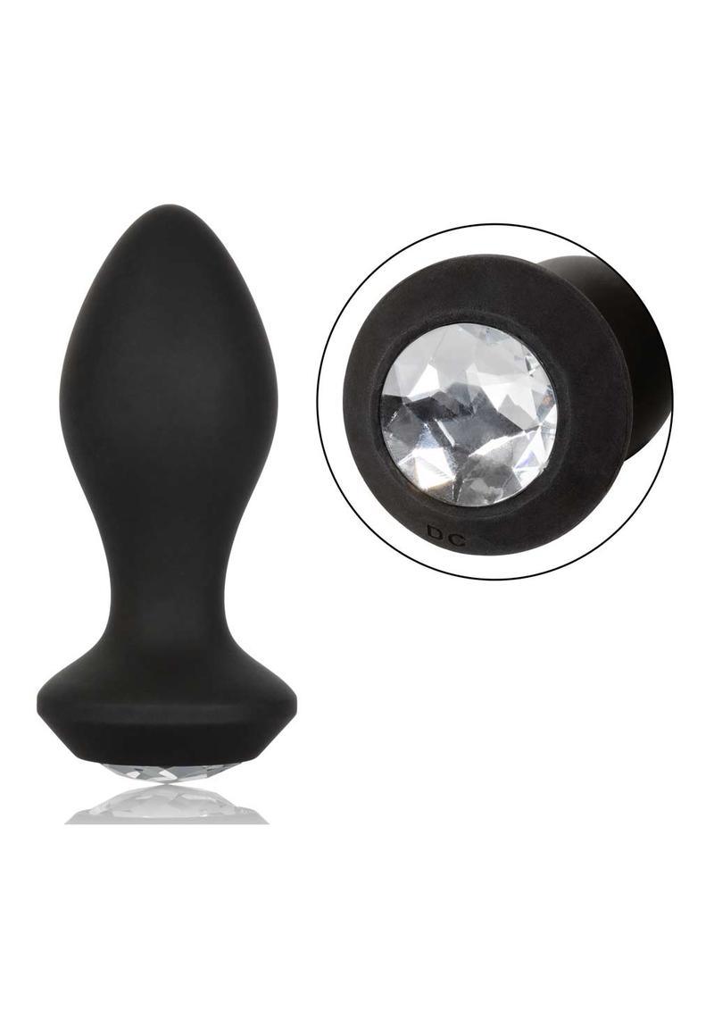 CalExotics Power Gem Vibrating Crystal Probe Silicone Rechargeable Butt Plug - Buy At Luxury Toy X - Free 3-Day Shipping